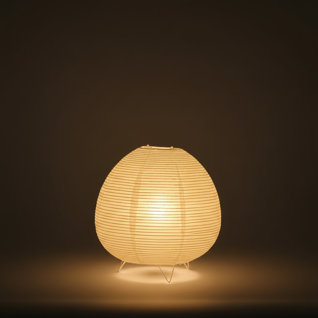 Luminária de Mesa Japonesa Bamboo