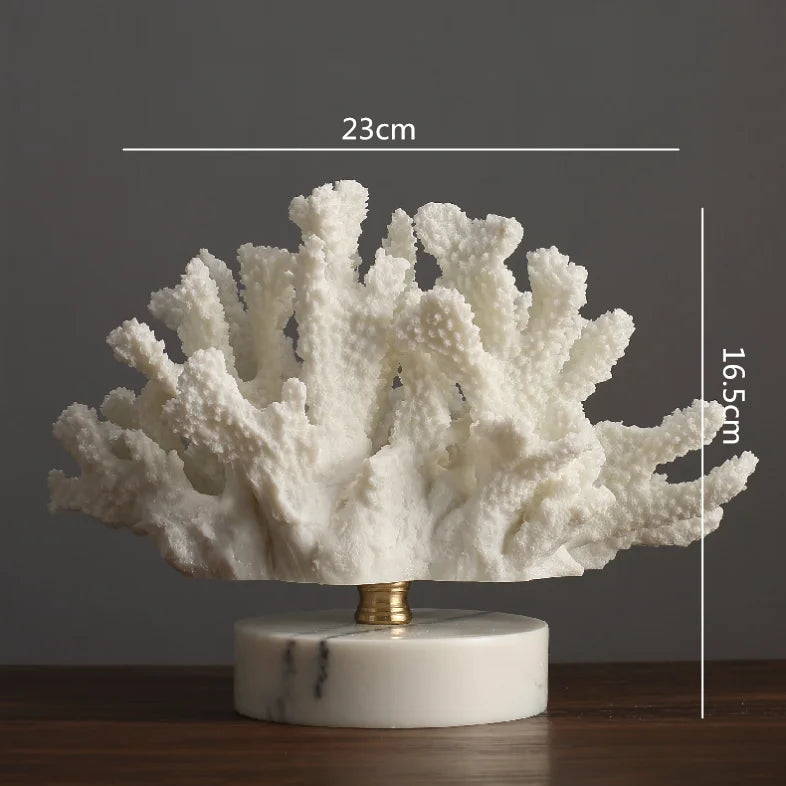 Escultura Decorativa Coral Artificial