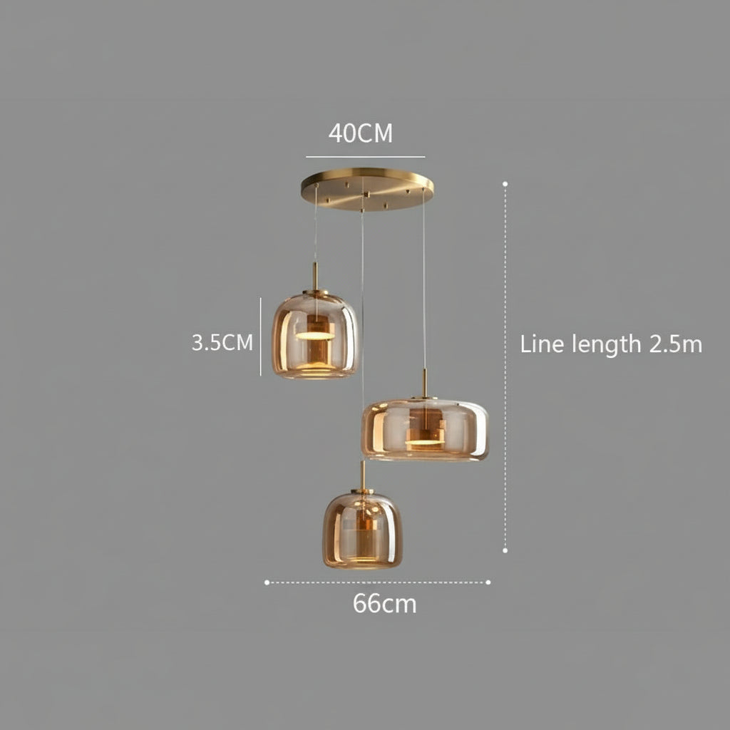 A Luminária Pendente WAD é a escolha perfeita para quem deseja unir design sofisticado e iluminação aconchegante. Produzida com vidro moldado a quente.