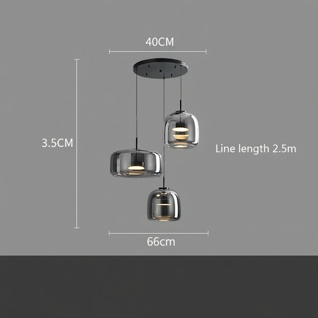 A Luminária Pendente WAD é a escolha perfeita para quem deseja unir design sofisticado e iluminação aconchegante. Produzida com vidro moldado a quente.