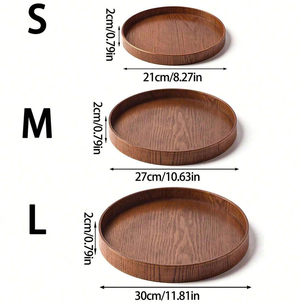 Bandeja de madeira natural, resistente e elegante. Ideal para servir, organizar e decorar com estilo minimalista e sustentável.