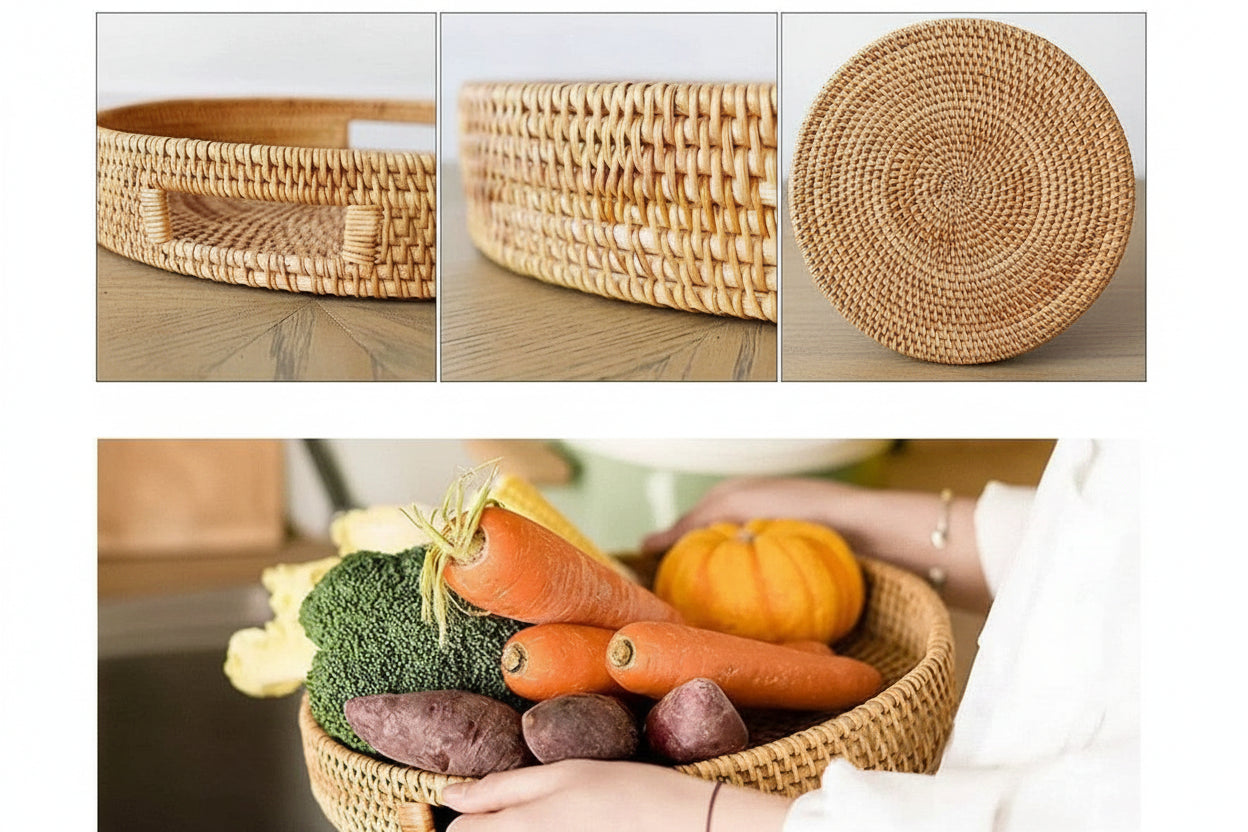 A Bandeja Rattan Eco Living é a escolha perfeita para quem busca unir estilo e sustentabilidade.