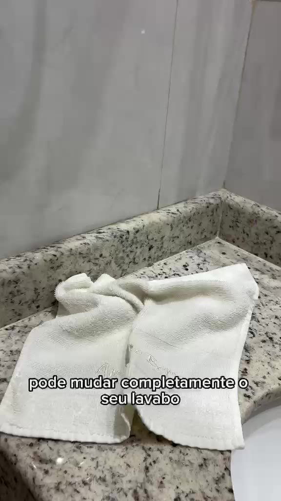 Suporte Porta Toalha Duplo Lavabo Banheiro Madeira Eco Arthi