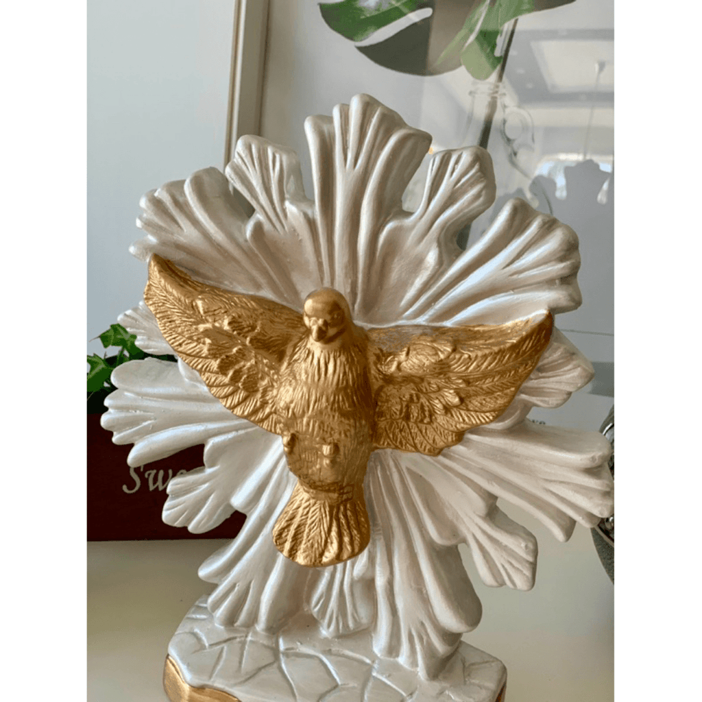 Escultura Espírito Santo de Mesa em Gesso