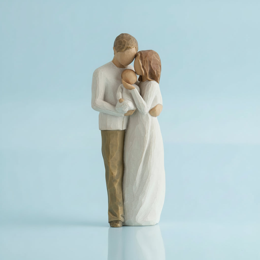 Estatuas Família em Resina Decoração