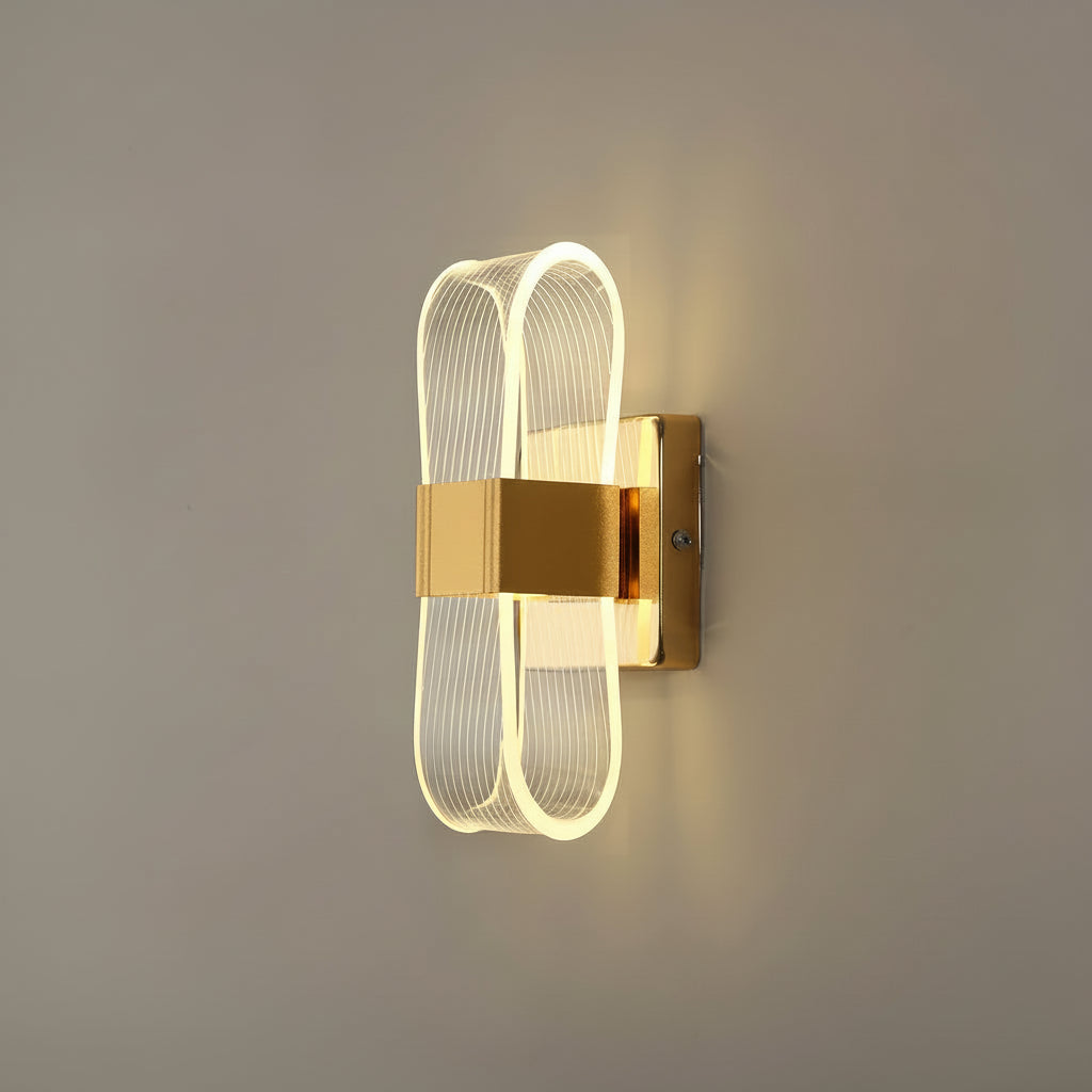 Ilumine sua casa com elegância! Luminária de Parede LED -ONE ACRILIC, LED moderno e decorativo para quarto e sala de estar.