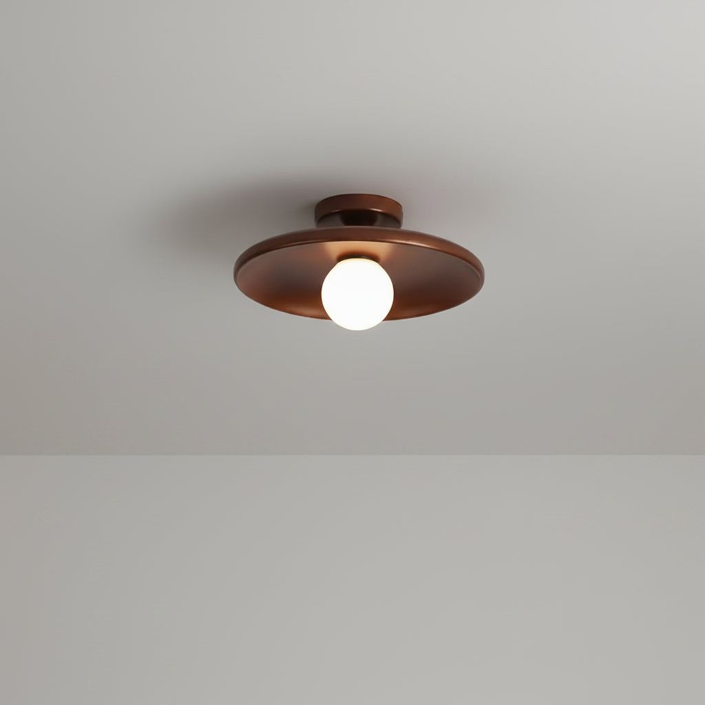 Luminária de teto moderna em madeira e bambu, design elegante e natural para iluminar com estilo ambientes internos.