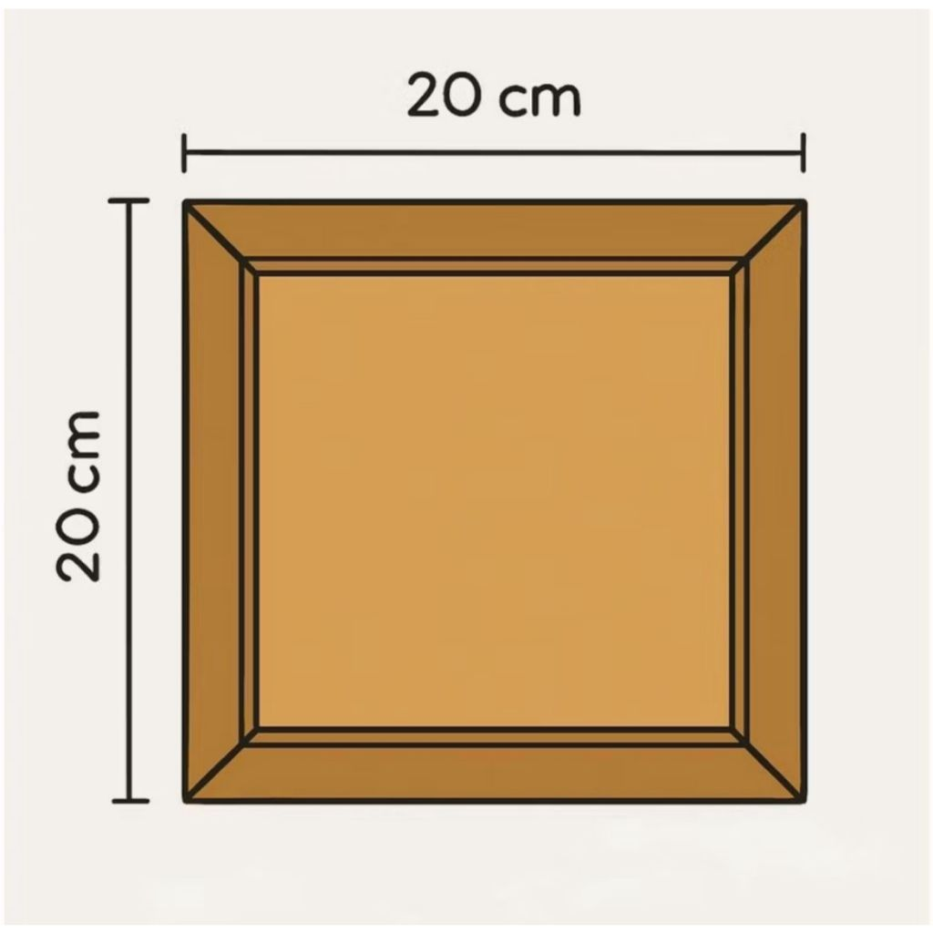 Quadro Decorativo Quadrado com Placa de Espelho Gravado com Frase Para Sala
