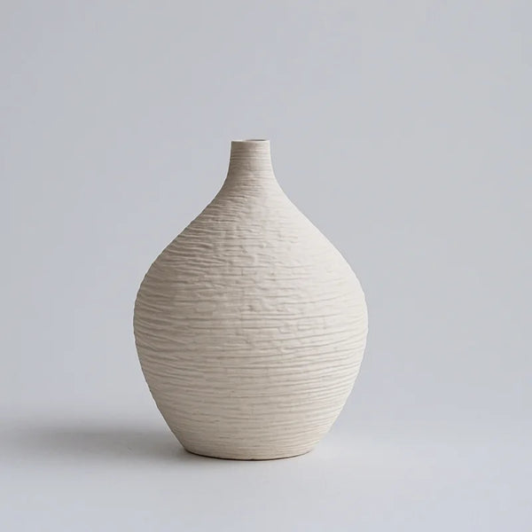 Vaso Decorativo Luxury Narrow – Cerâmica Sofisticada para Sala e Escritório