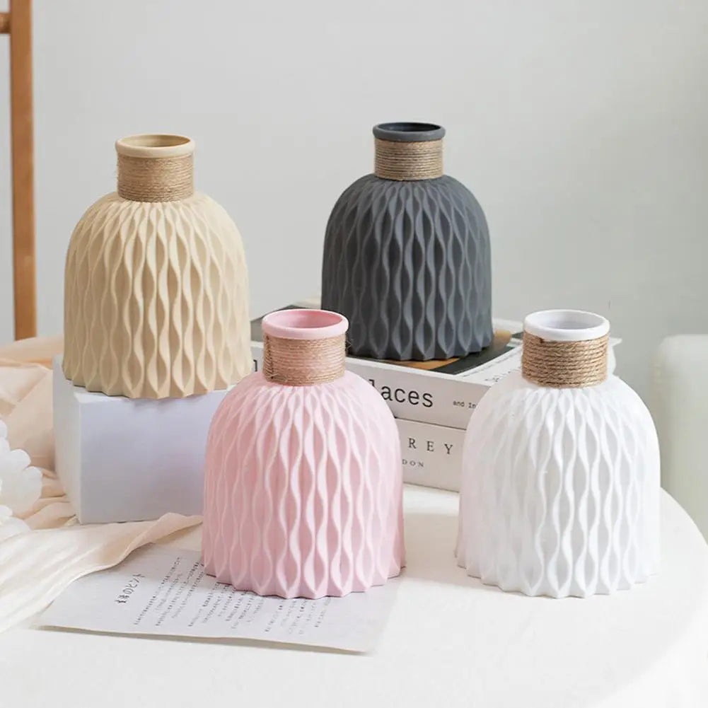 Coleção completa de vasos Breeze em plástico PE nas várias cores disponíveis